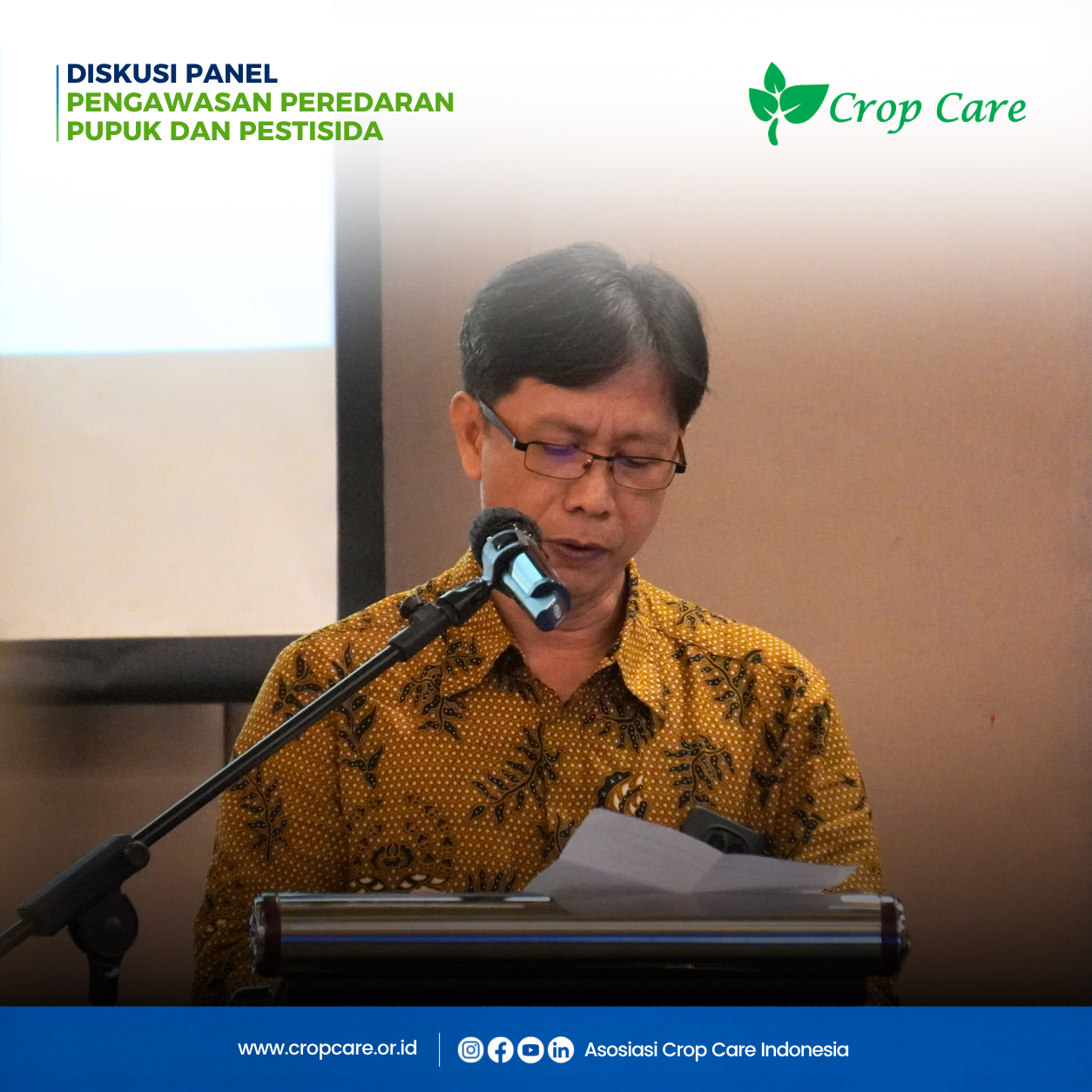 Diskusi Panel Pengawasan Peredaran Pupuk dan Pestisida